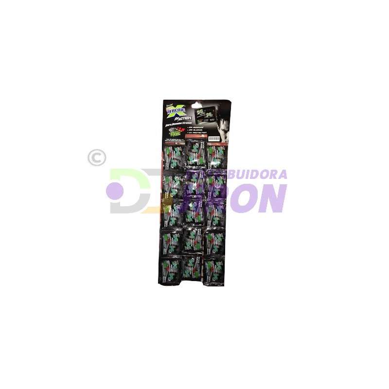 Gelatina Pelo Extreme Dark ReAction. Ristra. 12 gr. 30 Pack