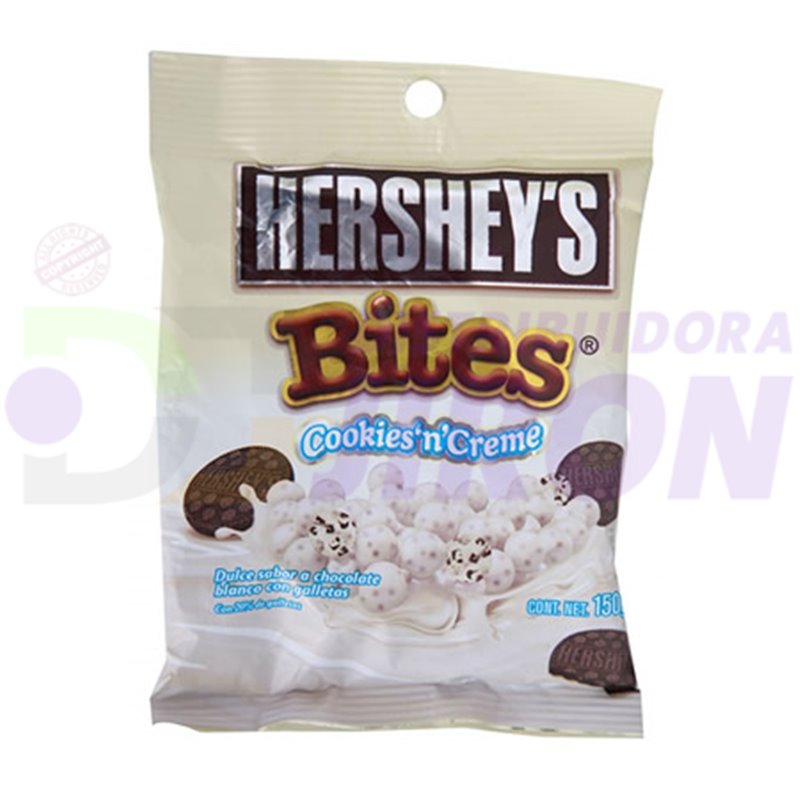 Hershey`s Cookies N Creme. Bites. 43 gr. Distribuidora Jirón