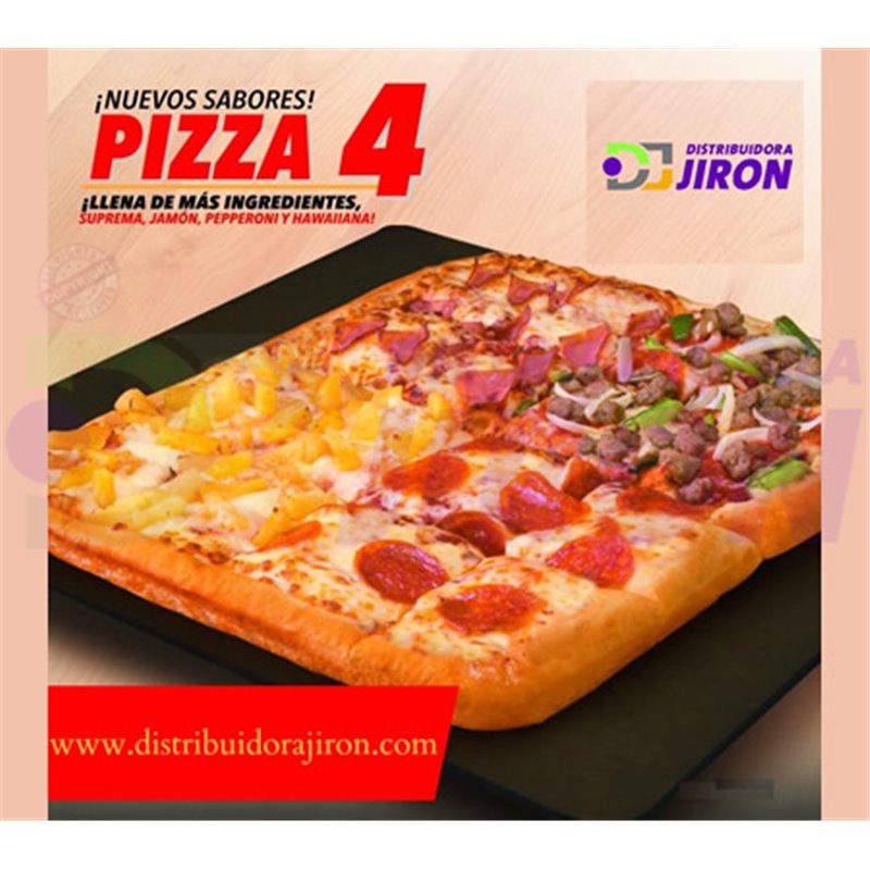 Pizza 4. Pizza Hut. 16 Porciones. Distribuidora Jirón
