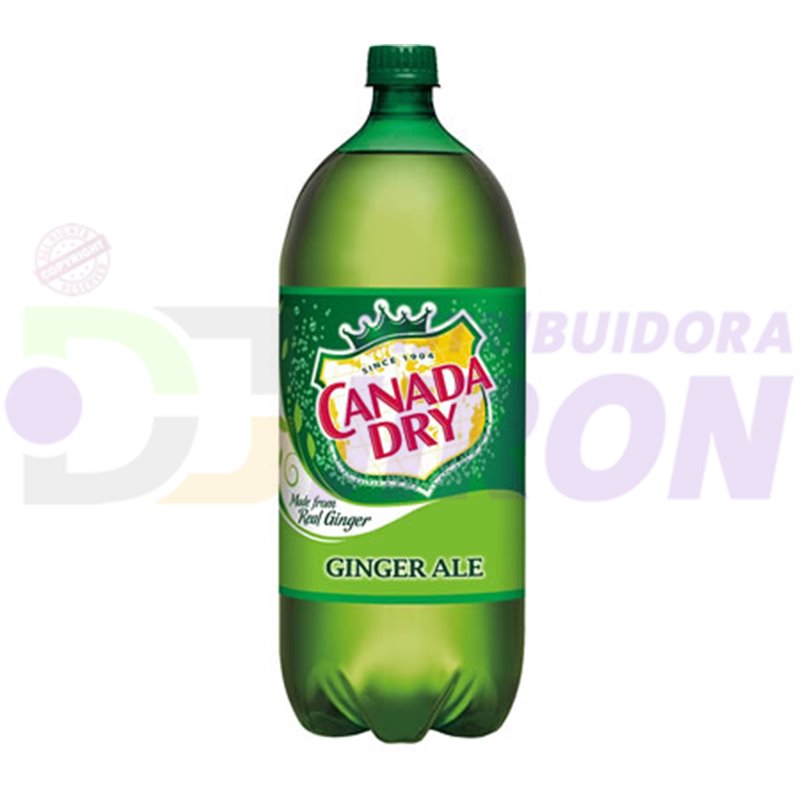 Ginger Ale Canada Dry. 2 Liter. Distribuidora Jirón