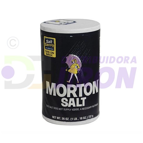 Morton. Iodized Salt. 26 oz.