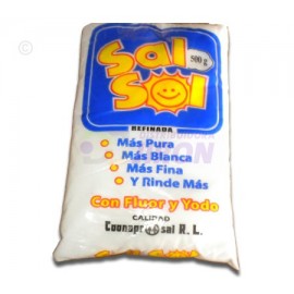 Sal Sol. Refined Salt. 1 Lb.