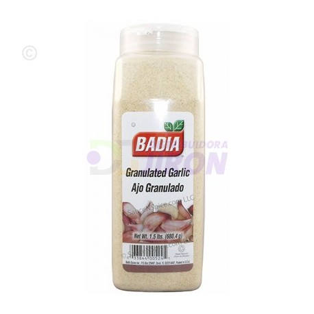 Granulated Garlic Badia. 1.5 Lbs.