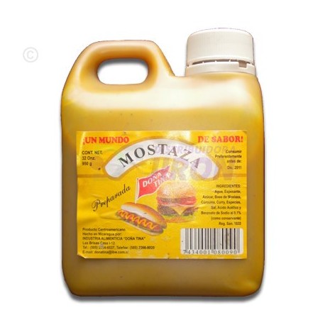 Mustard Doña Tyna. Liter.