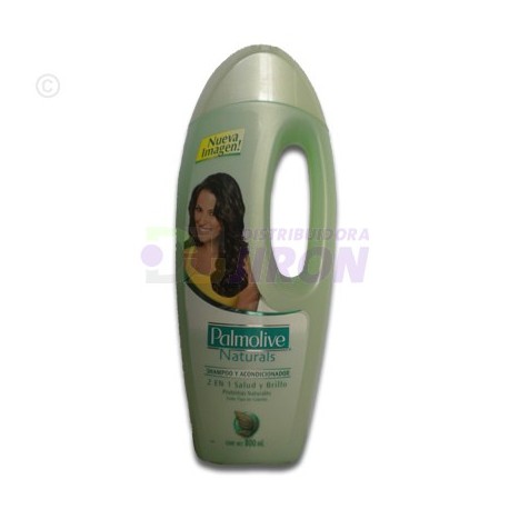 Natural Palmolive Shampoo. 2 in 1. Healthy and Bright. 800 ml.