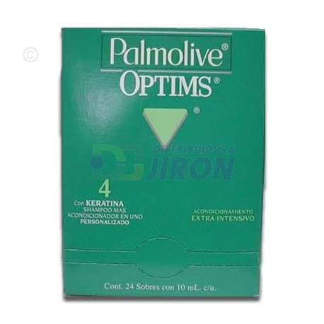 Palmolive Optim Shampoo. Sachet 10 Ml. 24 Pack.