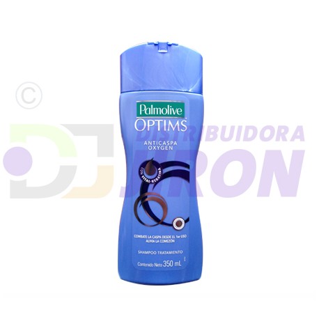 Shampoo Palmolive Optims Anti-Caspa. 350 ml. 3 Pack.
