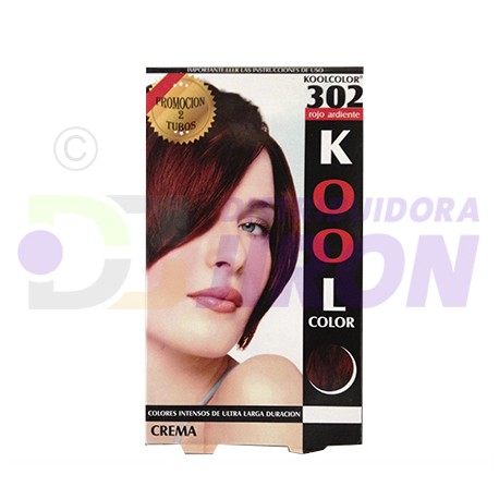 KoolColor Hair Tint. Fiery Red. 2 Tubes. 40 Ml. x 2.