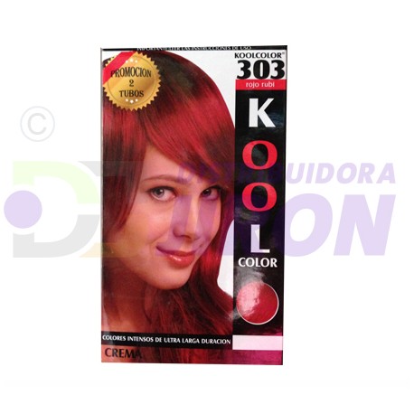 KoolColor Hair Tint. Ruby Red. 2 Tubes. 40 Ml. x 2