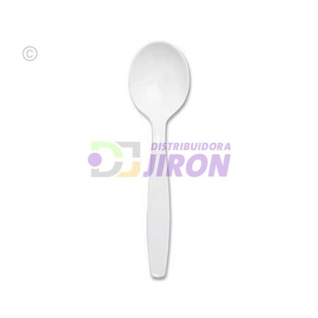 Soup Plastic Spoon. Disposable. 25 Count.