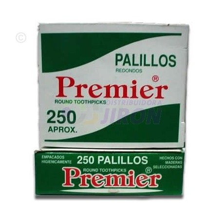 Palillo Dental Premier. Caja 250