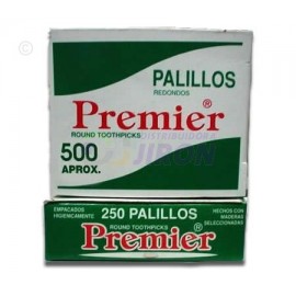 Premier Toothpicks. 500 Picks. 3 Pack.
