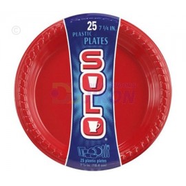 Solo Plate. 12 Pack. 7 1/4"