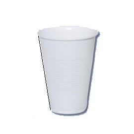 10 oz. White Plastic Cup. 25 cups in pack.