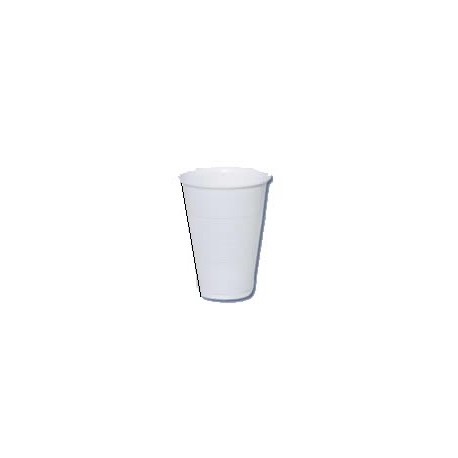 7 oz. White Plastic Cup.