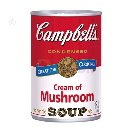 Campbell´s Cream of Mushroom Soup. 305 gr.