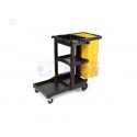 Rubbermaid Cleaning Cart.