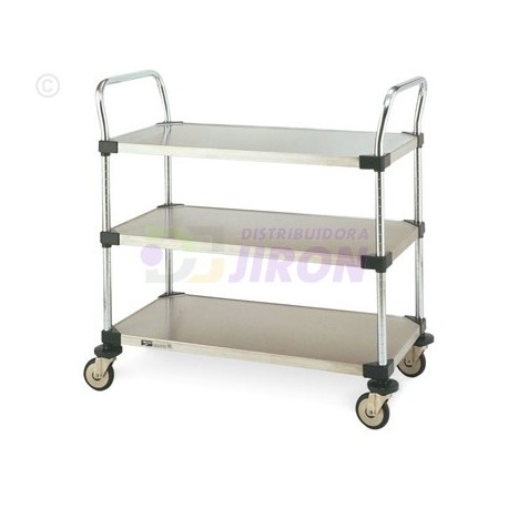Stainless Steel Utility Cart. 3 Levels.