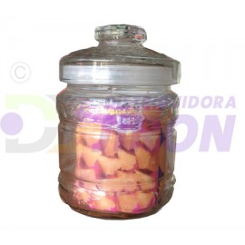 Multipurpose Glass Jar W/Lid. 2.5 Lb. Aprox.