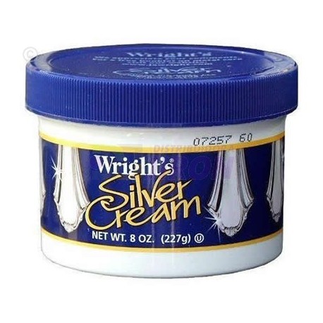Wrights Crema Limpiadora Plata. 8 oz.