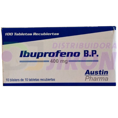 Ibuprofen B.P. 400 mg.