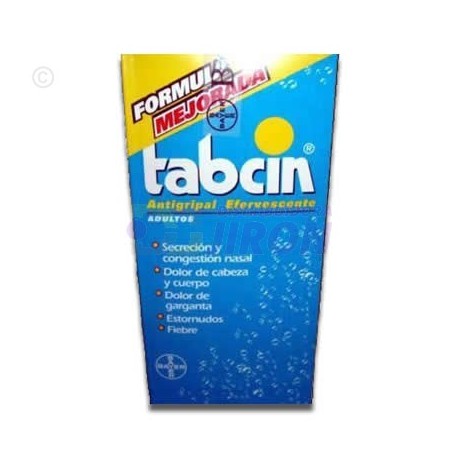 Tabcin Flu. Adult. 72 effervescent tab.