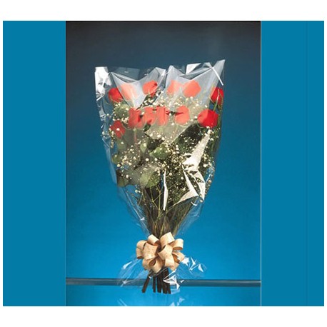 12 Red Roses in Cellophane.