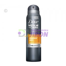 Desodorante Dove Men Care. Energy Dry. 150 ml. Spray.