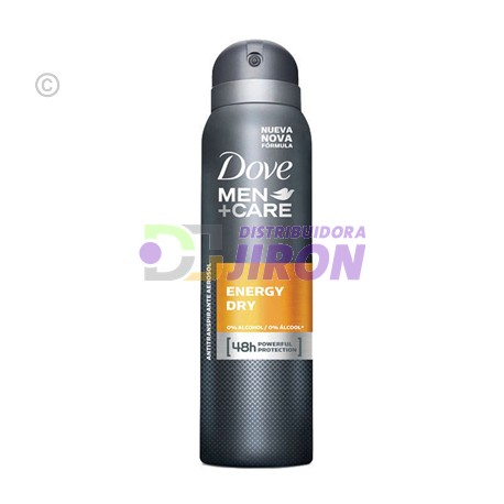 Desodorante Dove Men Care. Energy Dry. 150 ml. Spray.