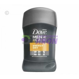 Desodorante Dove Men Care. Energy Dry. 50 gr. Barra.