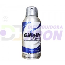 Desodorante Gillette Spray. 150 ml.