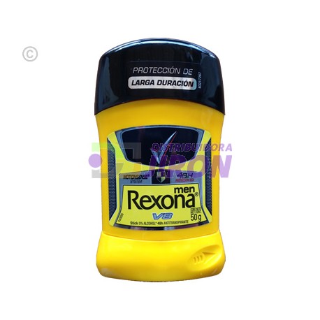 Desodorante Rexona V-8. Hombre 50 gr.