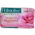 Jabón Palmolive natural Leche y Petalos de Rosa.