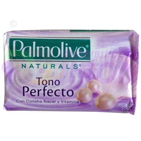 Jabón Palmolive. Concha Nacar y Vitamina C. 110 gr.