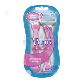 Venus Gillette Disposable. Sensitive. 2 Pack.