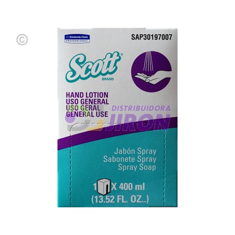 Jabón Spray P/Uso Gral. 6X1X400ML