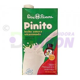 Dos Pinos Whole Milk. Pinito. Liquid. 1 Lt.