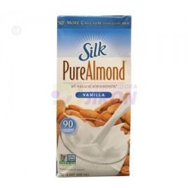 Silk Pure Almond Milk. Vanilla. 946 ml.