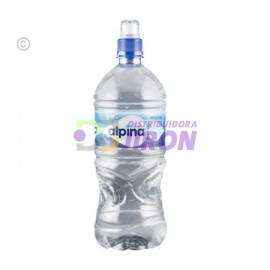 Alpina. Purified Water. 12 Oz. Bottle. 24 Pack.