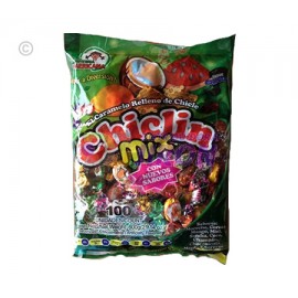 Bubble Gum Filled Candy. Chiclin Mix. 100 Count.