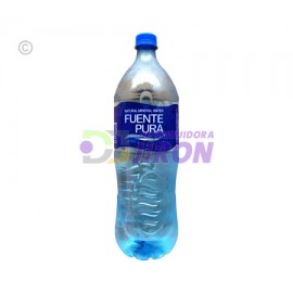 Fuente Pura. Purified Water. 1.5 Lt. Bottle. 6 Pack.