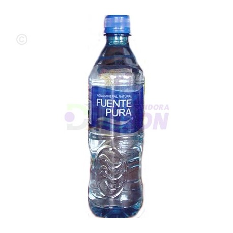 Fuente Pura. Purified Water. 12 Oz. Bottle. 12 Pack.