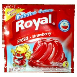 Royal Strawberry Jello. 40 gr.
