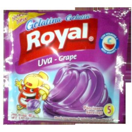 Royal Grape Jello. 40 gr.