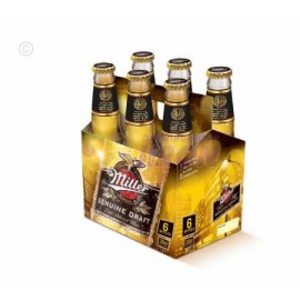 Miller Genuine Draft Beer. 12 oz. 6 Pack.