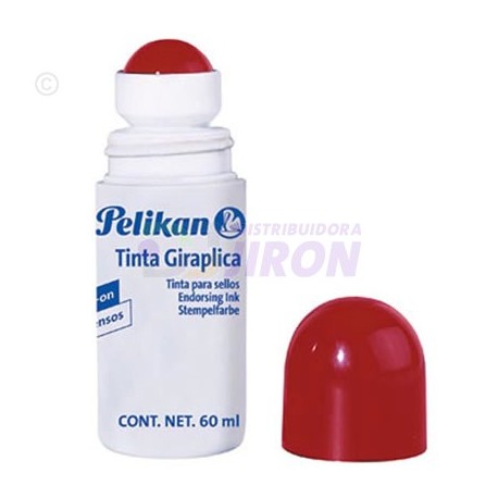 Stamping Ink. Pelikan. Red. 60 ml.