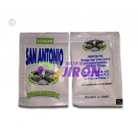 San Antonio Refined Sugar. 3.0 gr. 100 Count.