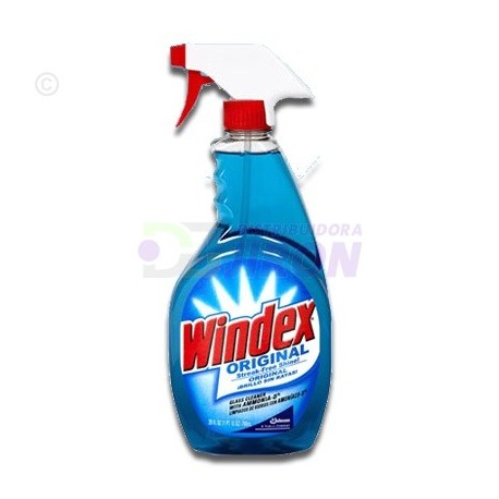 Limpiador de Vidrios en Atomizador Windex Original 640ml