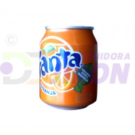 Mini Orange Fanta. 237 ml. Can. 12 Pack.