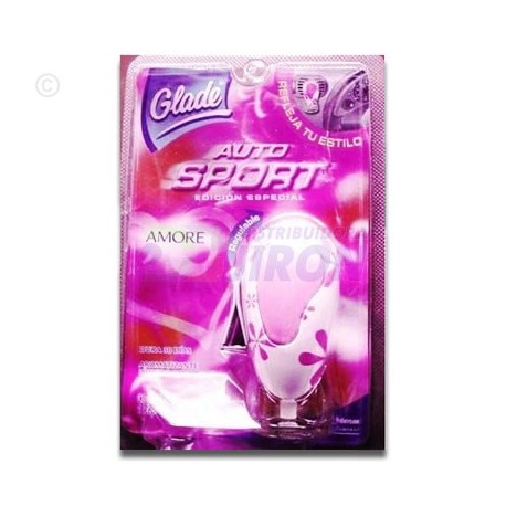 Clip Ons Sport Air Freshner. 7 Ml. Pink.